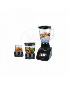 Westpoint WF-308 3 in 1 Blender, and grinder unbreakable polycarbonate jar/bowl fully high Speed, energy efficient pure copper 450W - YZ International-1 (3 Months 0% Percent Profit Product Available On 48 Months Installment)